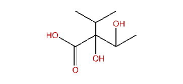2,3-Dihydroxy-2-isopropylbutanoic acid